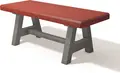 Canetti barnebord grå/rød B150 x D60 x H57 cm