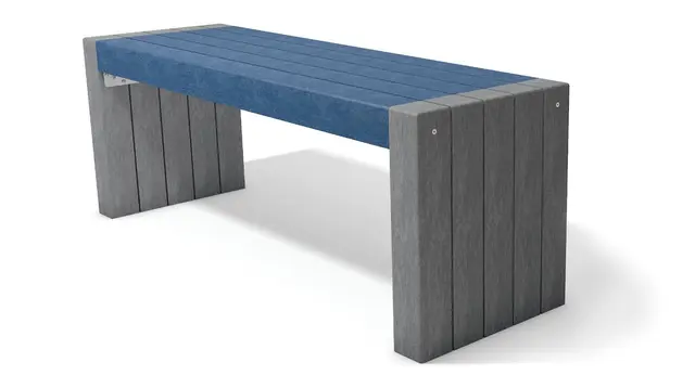 Calero barnebord grå/blå B150 x D47 x H57 cm 