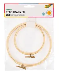 Broderiring sett &#216;10 og &#216;15 cm