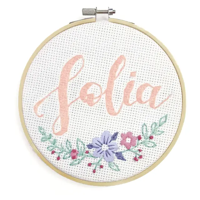 Broderiring sett Ø10 og Ø15 cm 