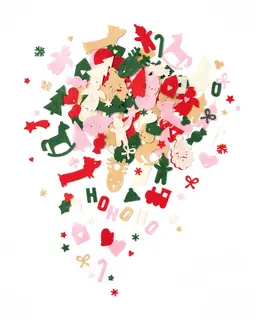 Filt figurer vinter 170 stk