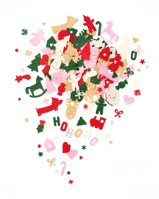 Filt figurer vinter 170 stk 