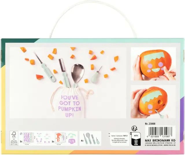 Skjæresett til Gresskar 11 deler 