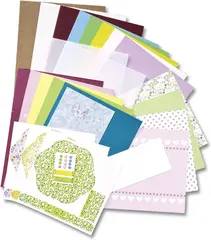 Kreativ papirpakke v&#229;r 88 deler