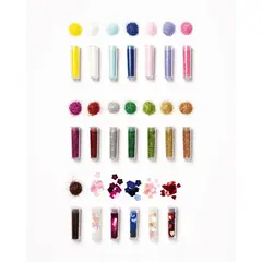 Bioglitter og pajetter 20 stk