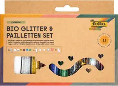 Bioglitter og pajetter 11 stk