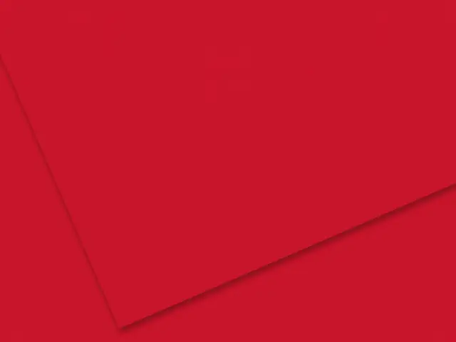 Farget papir A3 rød 130 g, 50 ark 