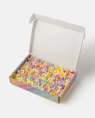 Kongoperler pastellmix Ø9 mm, 500gr