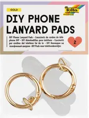 Telefonsnorpads gull 2 stk