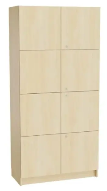 Materialskap med 8 dører B100 x D47 x H210 cm 