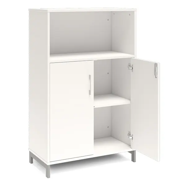 Ergo kontorskap M hvit B80 x D40 x H128 cm 