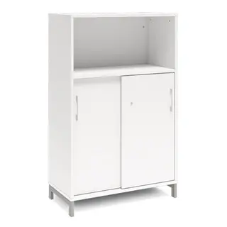 Ergo kontorskap M med skyvedør B80 x D40 x H128 cm