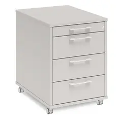 Skuffeseksjon lys gr&#229; B44 x D58 x H60 cm