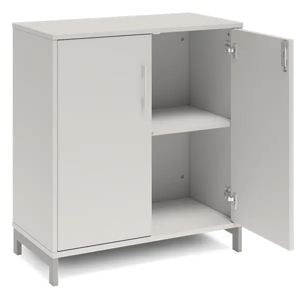 Ergo Kontorskap S lys grå B80 x D40 x H89 cm 