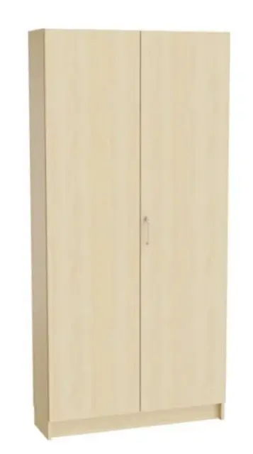 Materialskap Bjørk/Bjørk B100 x D32 x H210 cm 