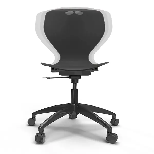 Tarris elevstol 3D sort SH41-51 cm 