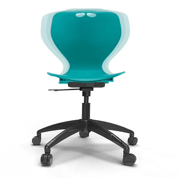 Tarris elevstol 3D turkis SH41-51 cm 