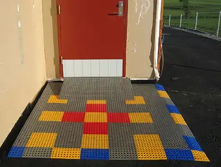 Excellent rampe mørk grå