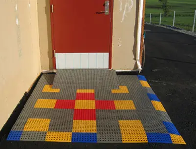 Excellent matte blå kvadrat 