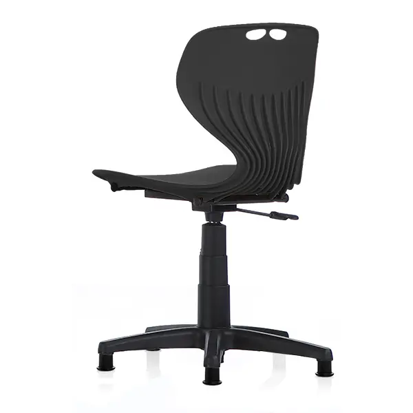 Tarris elevstol glideben sort SH41-51 cm 