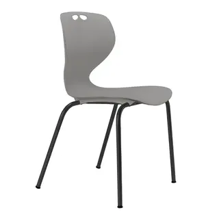 Tarris stol, sort understell grå B43 x D43 x H81 cm