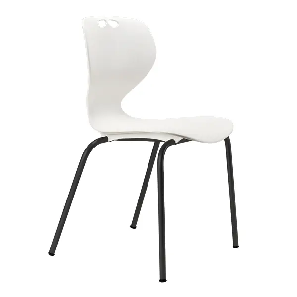 Tarris stol, sort understell hvit SH46 cm 