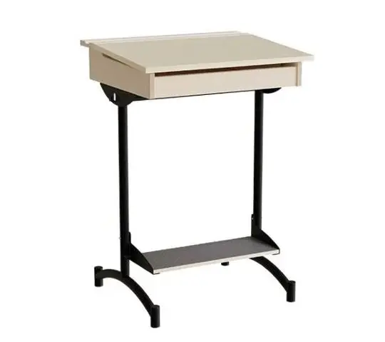 Fokus elevbord beige/sort B65 x D55 x H90 cm 