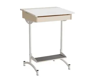 Fokus elevbord hvit/hvit B65 x D55 x H90 cm