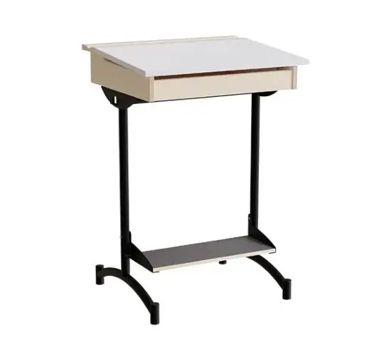 Fokus elevbord lydd. grå/sort B65 x D55 x H90 cm 