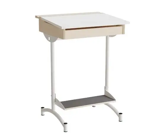 Fokus elevbord lydd. hvit/hvit B65 x D55 x H90 cm 