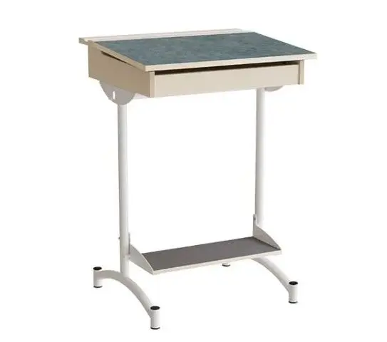 Fokus elevbord mørk grå/hvit B65 x D55 x H90 cm 