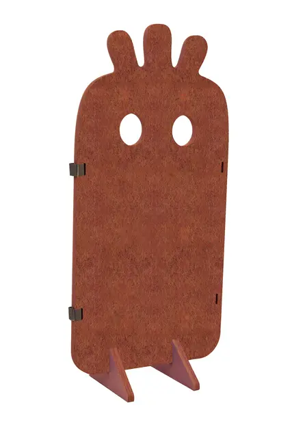 Trollini lekeskjerm pip rustrød B60 x D31 x H126 cm 