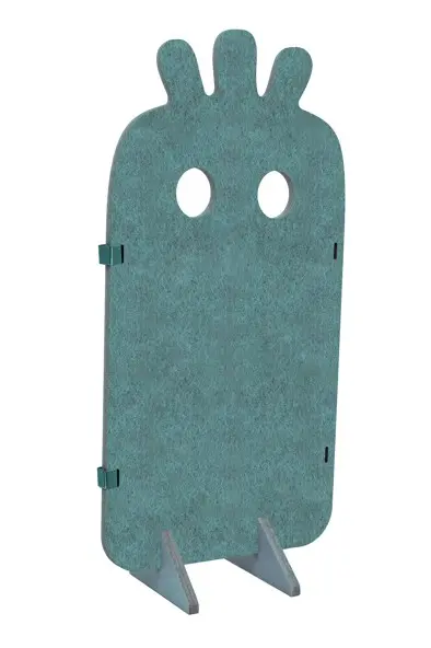 Trollini lekeskjerm pip turkis B60 x D31 x H126 cm 