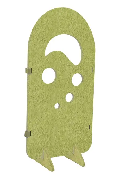 Trollini lekeskjerm boble grønn B60 x D31 x H126 cm 