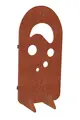Trollini lekeskjerm boble rustrød B60 x D31 x H126 cm