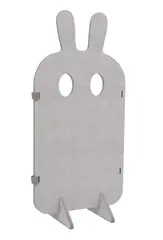 Trollini lekeskjerm kanin lys grå B60 x D31 x H126 cm