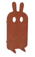 Trollini lekeskjerm kanin rustrød B60 x D31 x H126 cm