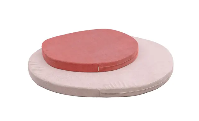 Mello madrass sett beige/lakserosa Sett 2 stk 