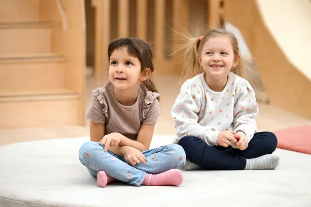 Mello madrass sett beige/lakserosa Sett 2 stk 