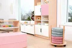 Mello sitteputer Ø35 x H6 cm, 3 stk