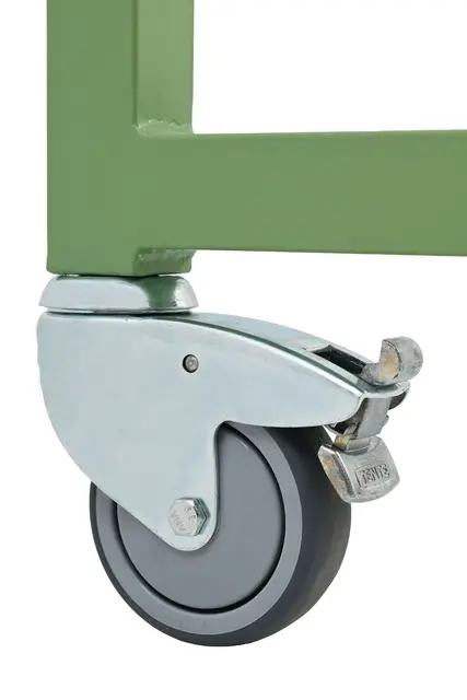 Multibord bjørk/grønn L193 x D72 x H202 cm 