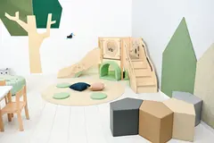 Eventyrskogen lekehjørne B227 x D244 x H119 cm