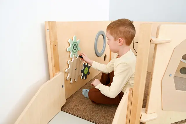 Eventyrskogen lekehjørne B227 x D244 x H119 cm 