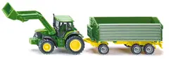 Siku John Deere traktor med henger L18 cm