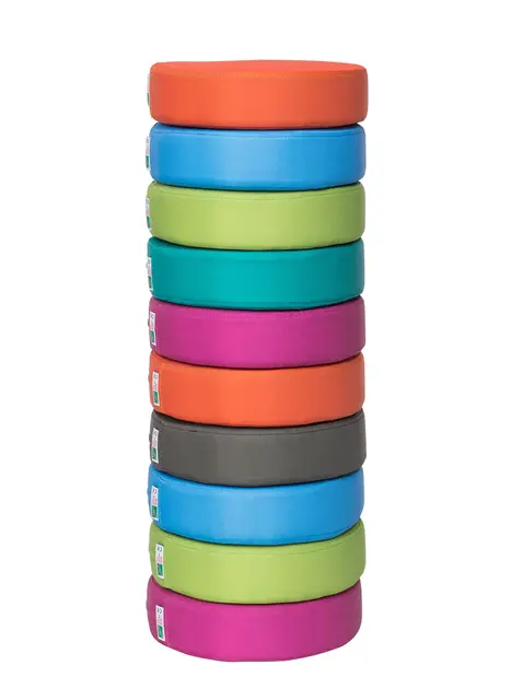 Trigonor sitteputer med oppbevaringsbag Ø30 x H8 cm 