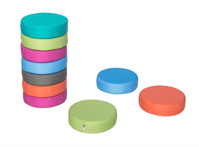 Trigonor sitteputer med oppbevaringsbag Ø30 x H8 cm 