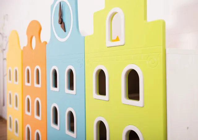 Byen skapdør blå B48 x D2 x H125 cm 