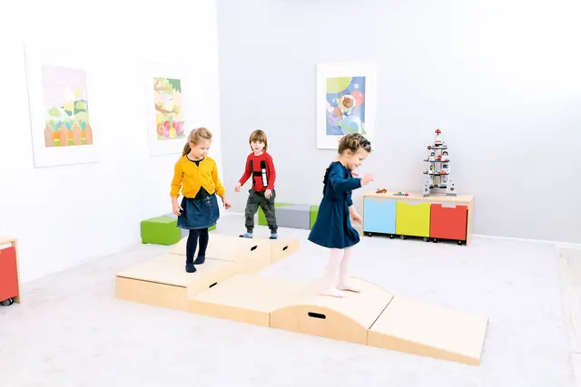 Akustikk lekepodie lav B66 x D66 x H10 cm 