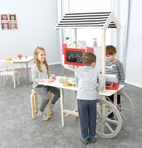 Kafèvogn B132 x D48 x H149 cm 