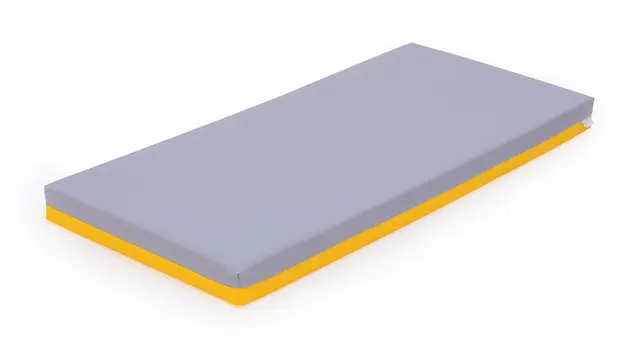 Hvilemadrass gul L140 x B55 x H8 cm 